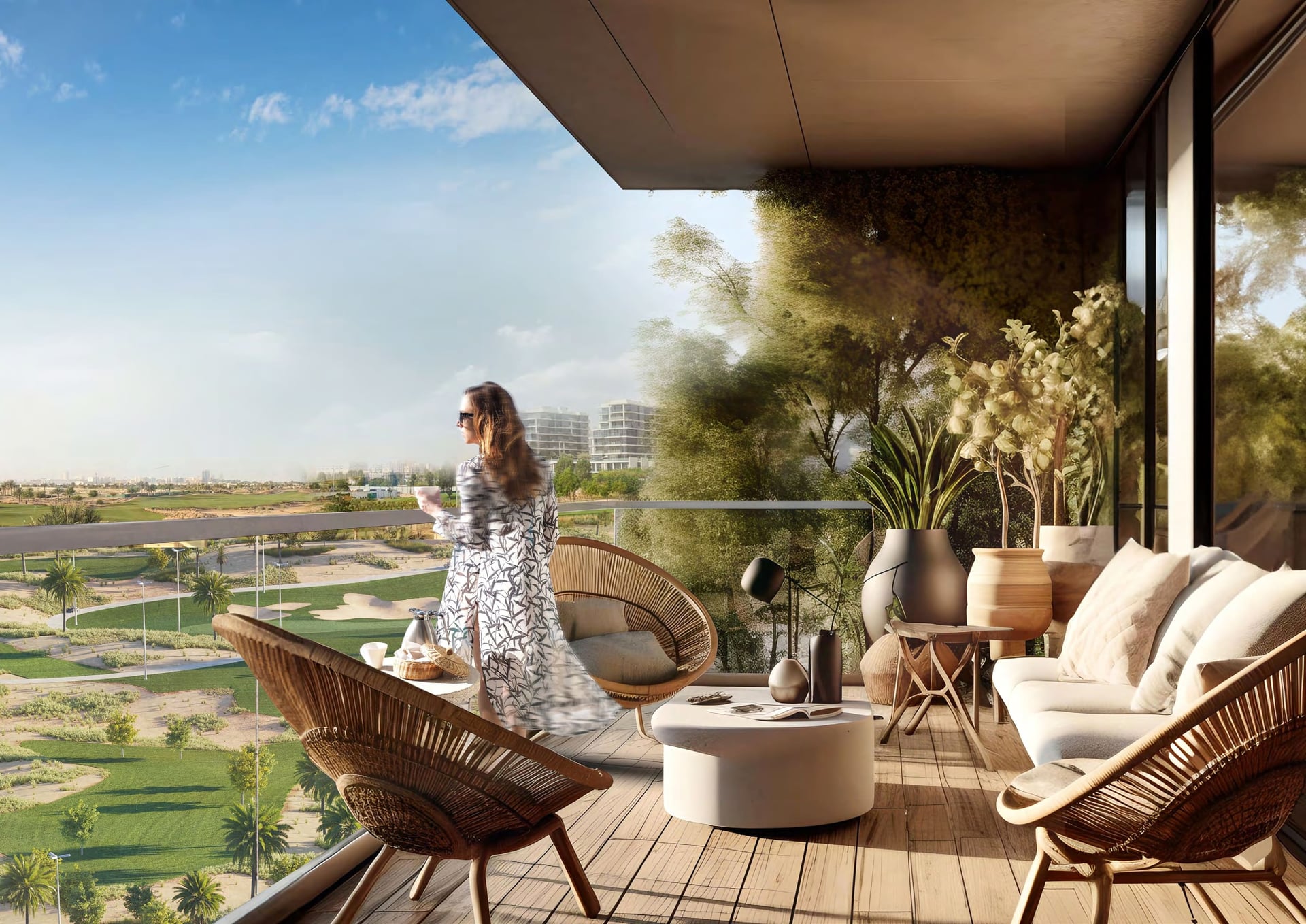 Golf Greens by Damac, image 2 of 7. Render supplied by developer.