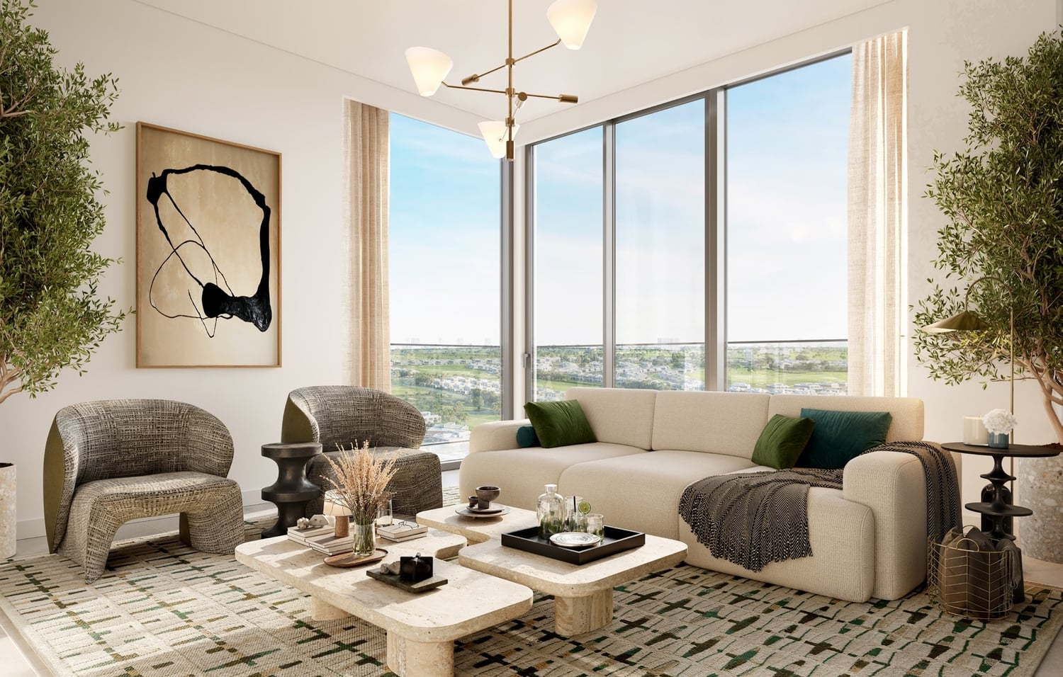 Vida Residences Club Point by Emaar, image 3 of 5. Render supplied by developer.