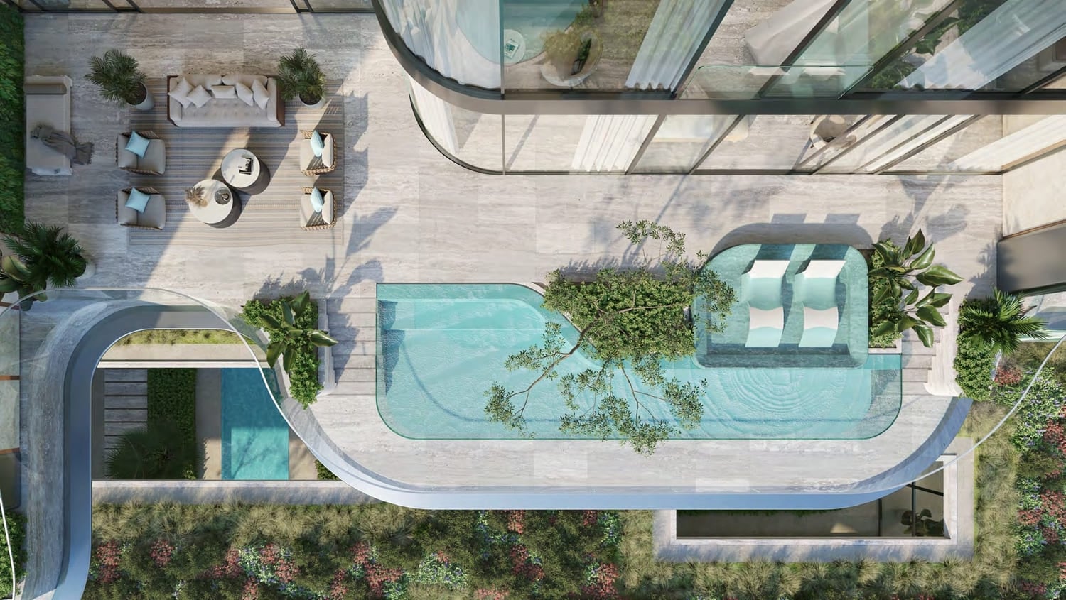 Orla Infinity Dorchester Collection by Omniyat Properties, image 3 of 22. Render supplied by developer.