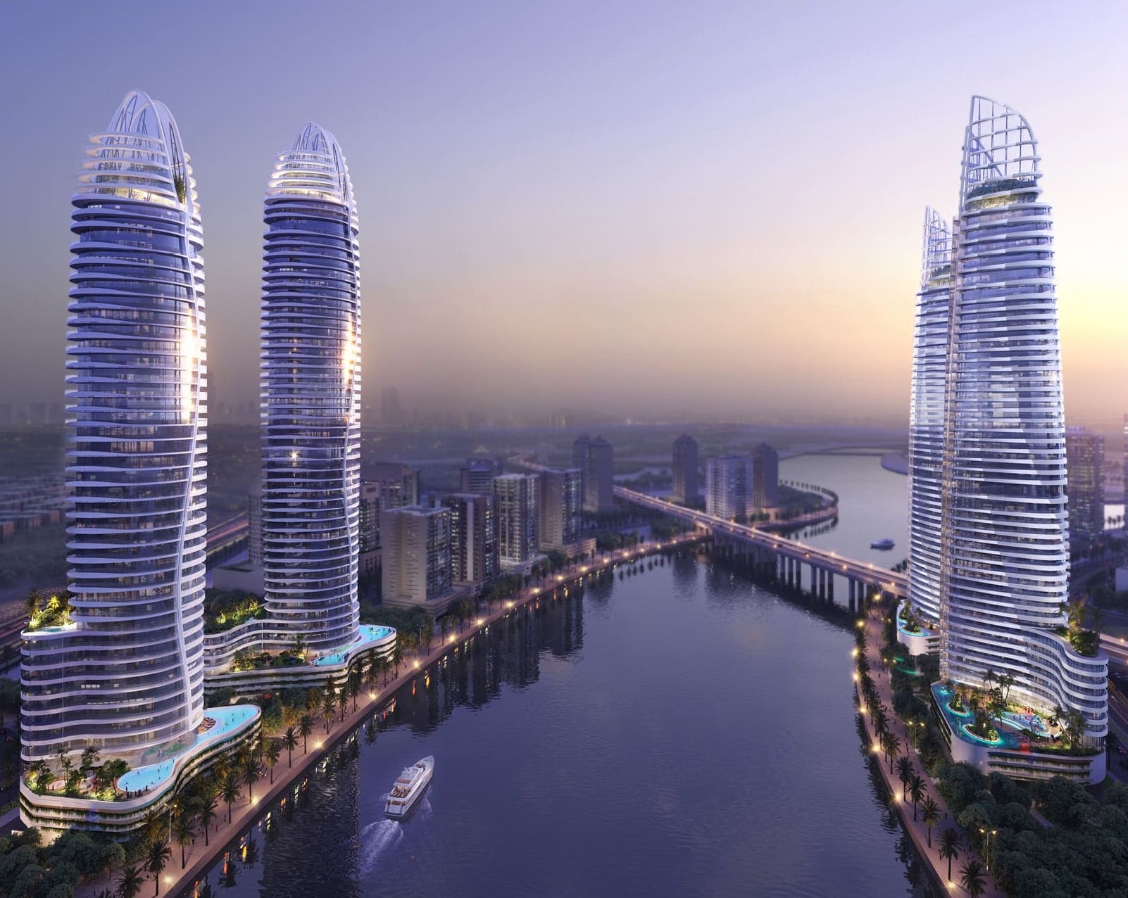 Canal Crown by Damac, image 2 of 17. Render supplied by developer.