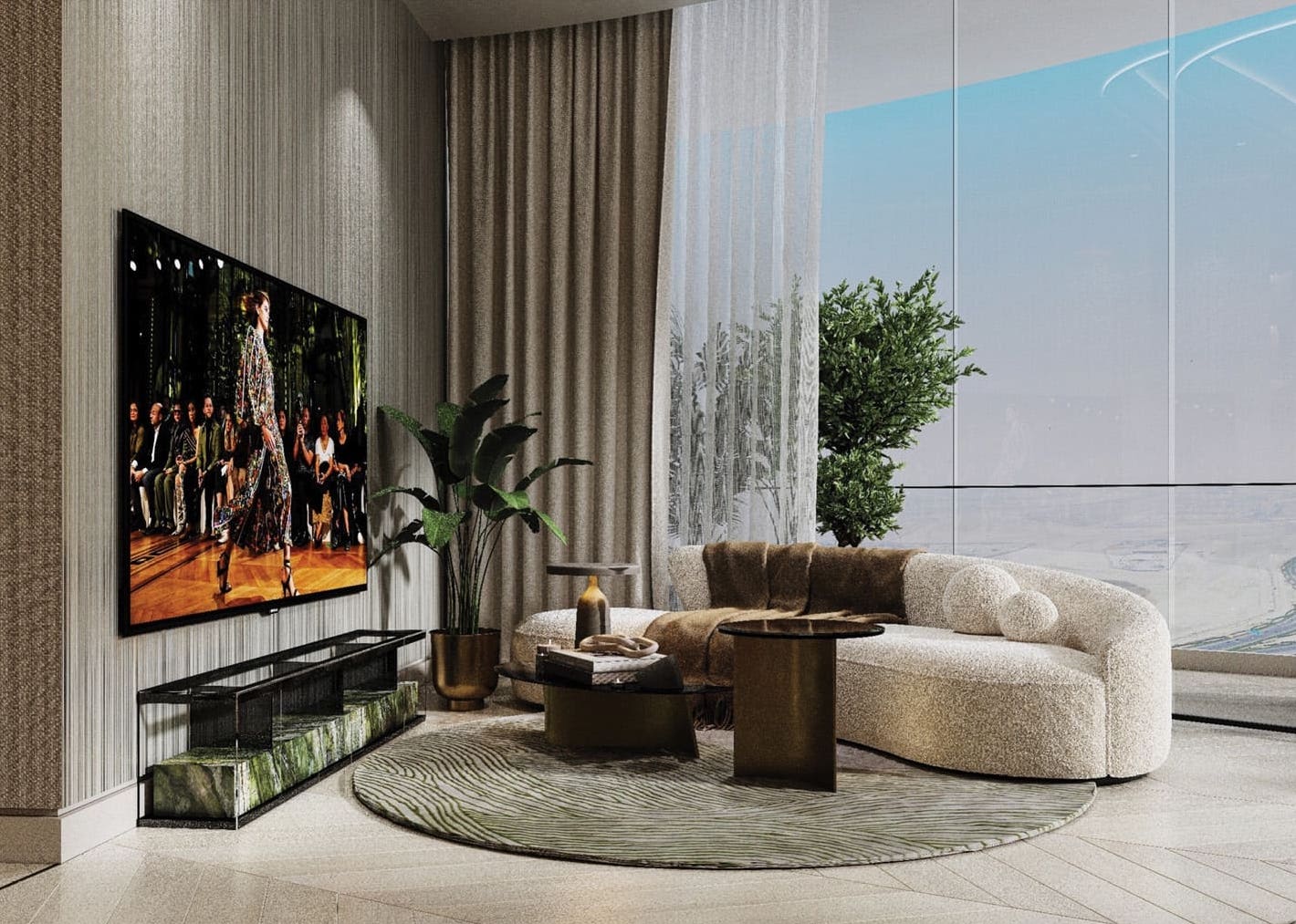 Canal Crown by Damac, image 11 of 17. Render supplied by developer.