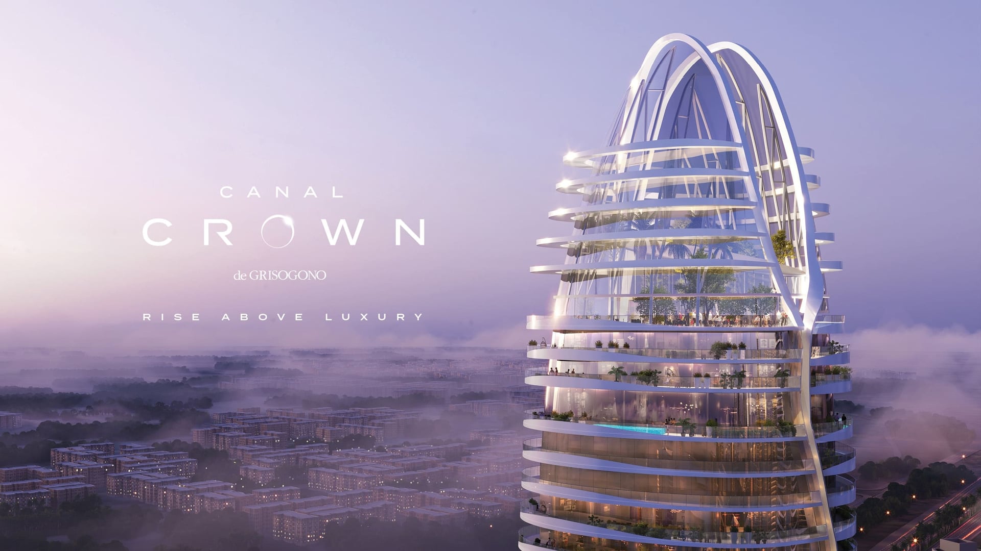 Canal Crown by Damac, image 3 of 17. Render supplied by developer.
