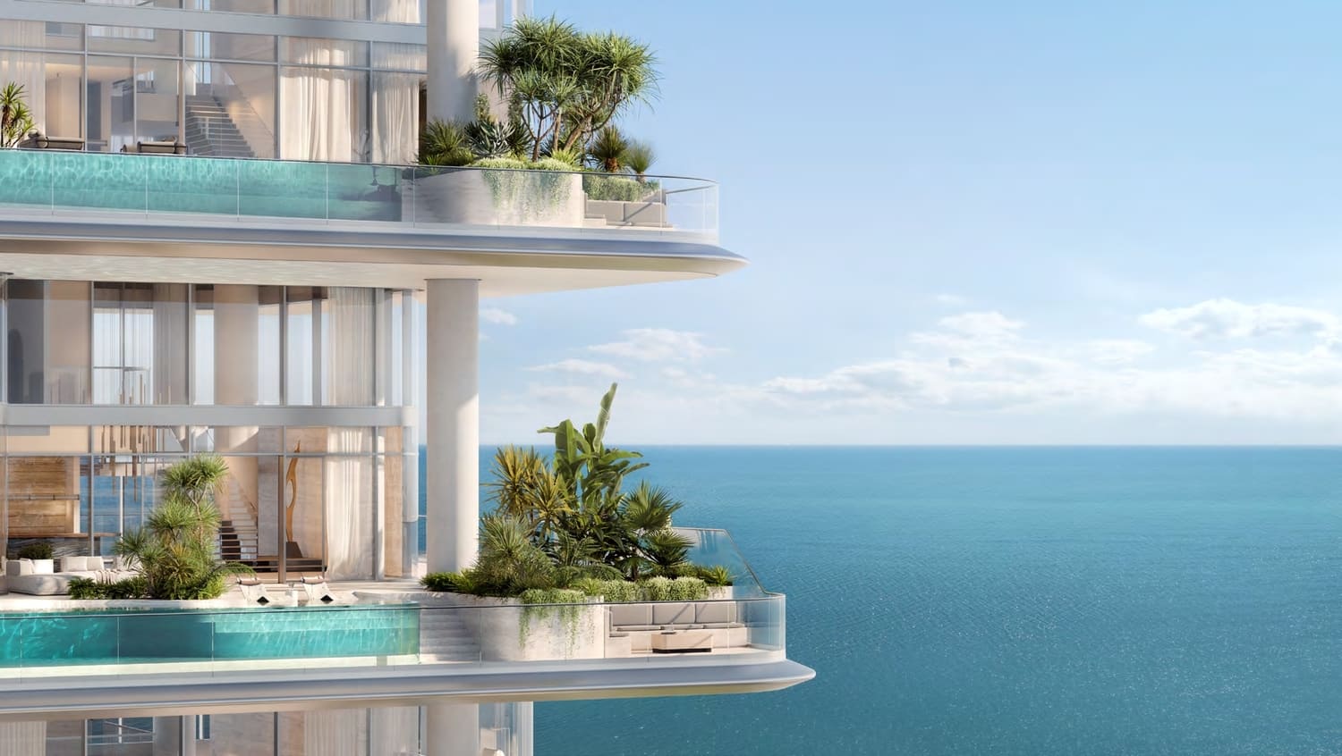 Orla Infinity Dorchester Collection by Omniyat Properties, image 12 of 22. Render supplied by developer.