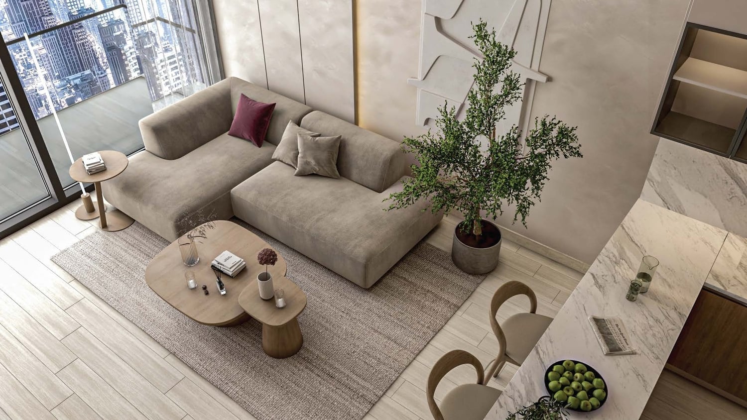 Aquino by BNW Developments, image 4 of 6. Render supplied by developer.