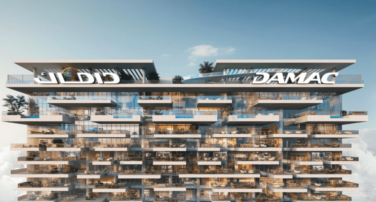 Damac Safa Gate, image 1 of 16. Render supplied by developer.