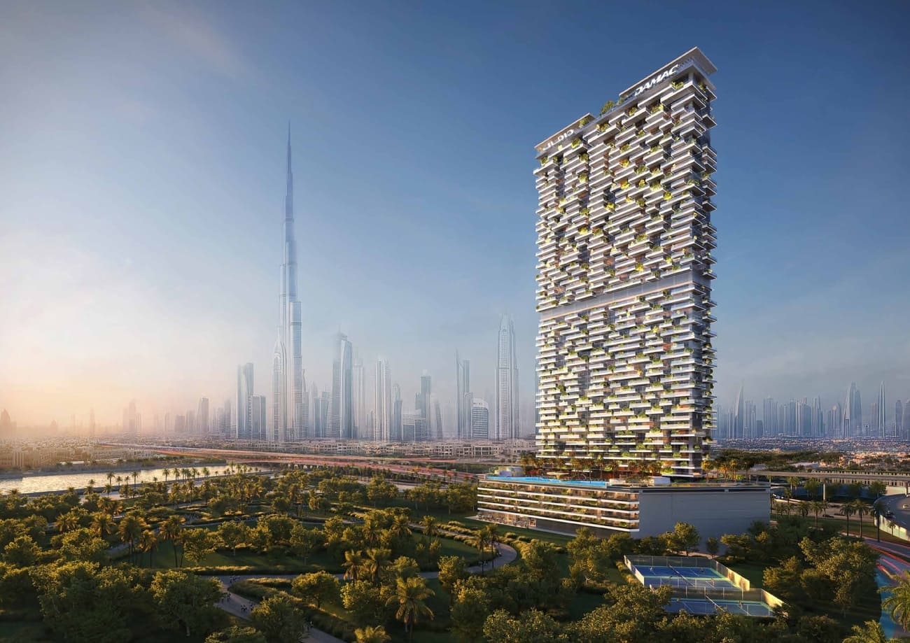 Damac Safa Gate by Damac, Al Wasl. Render supplied by developer.
