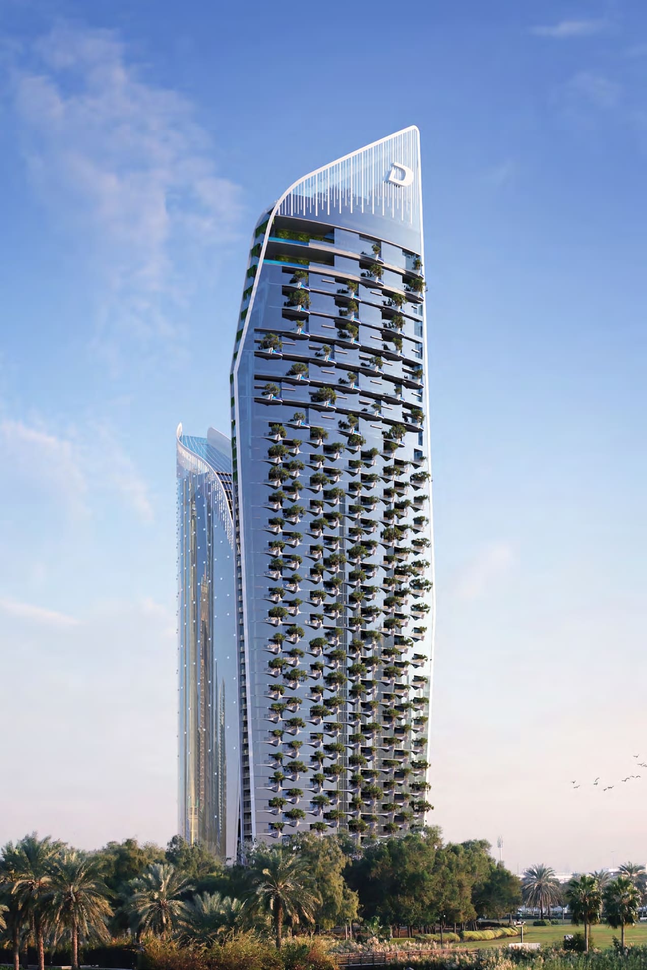 Safa One de Grisogono by Damac, image 1 of 18. Render supplied by developer.