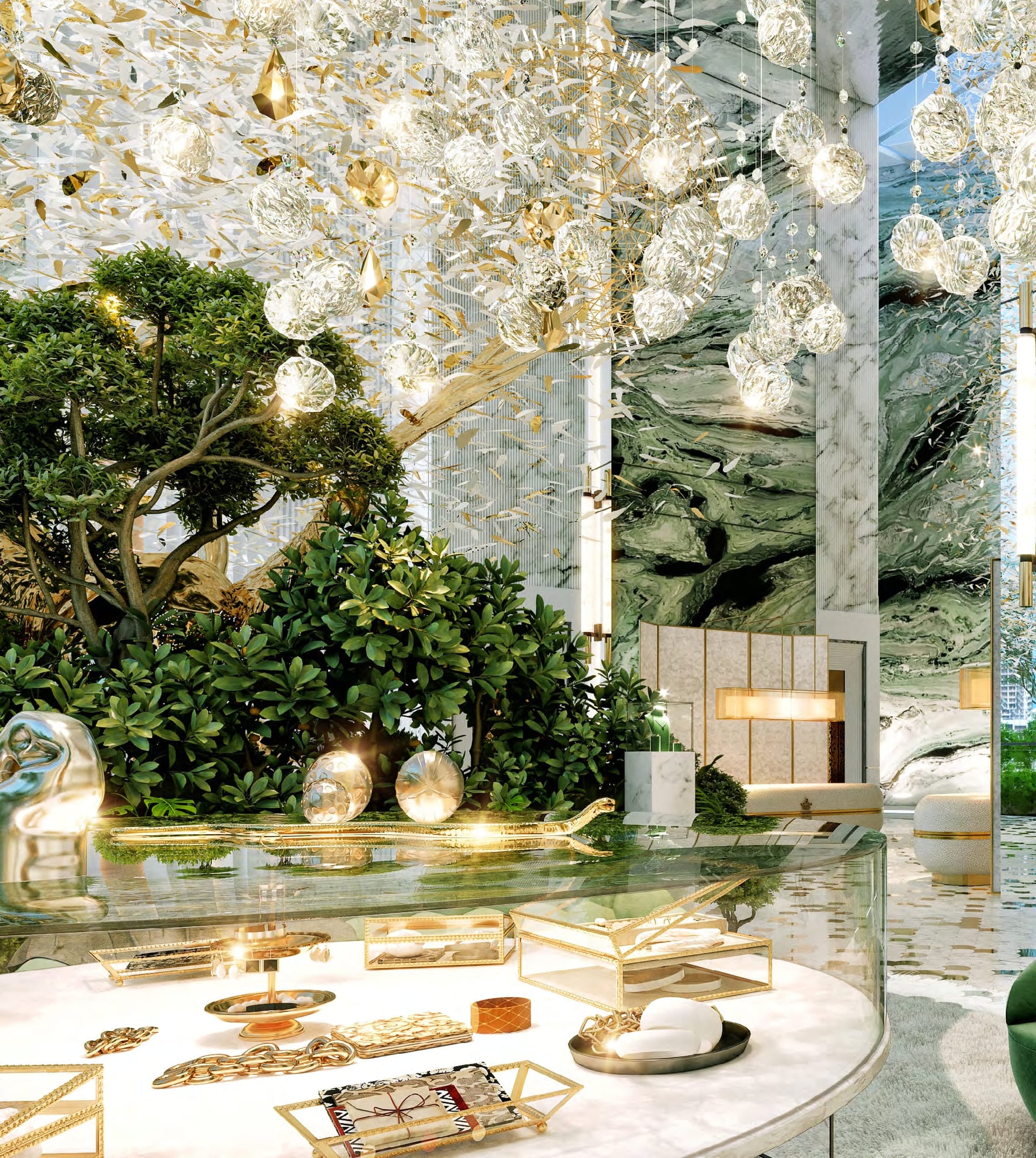 Safa One de Grisogono by Damac, image 16 of 18. Render supplied by developer.