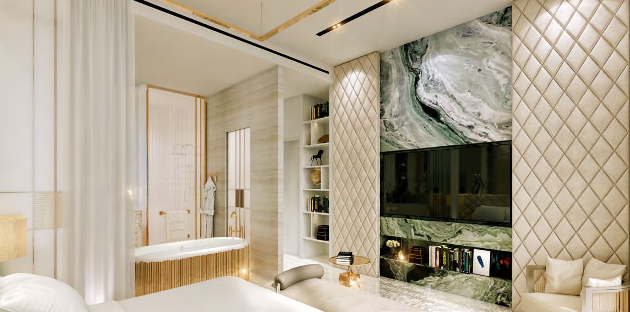 Safa One de Grisogono by Damac, image 8 of 18. Render supplied by developer.