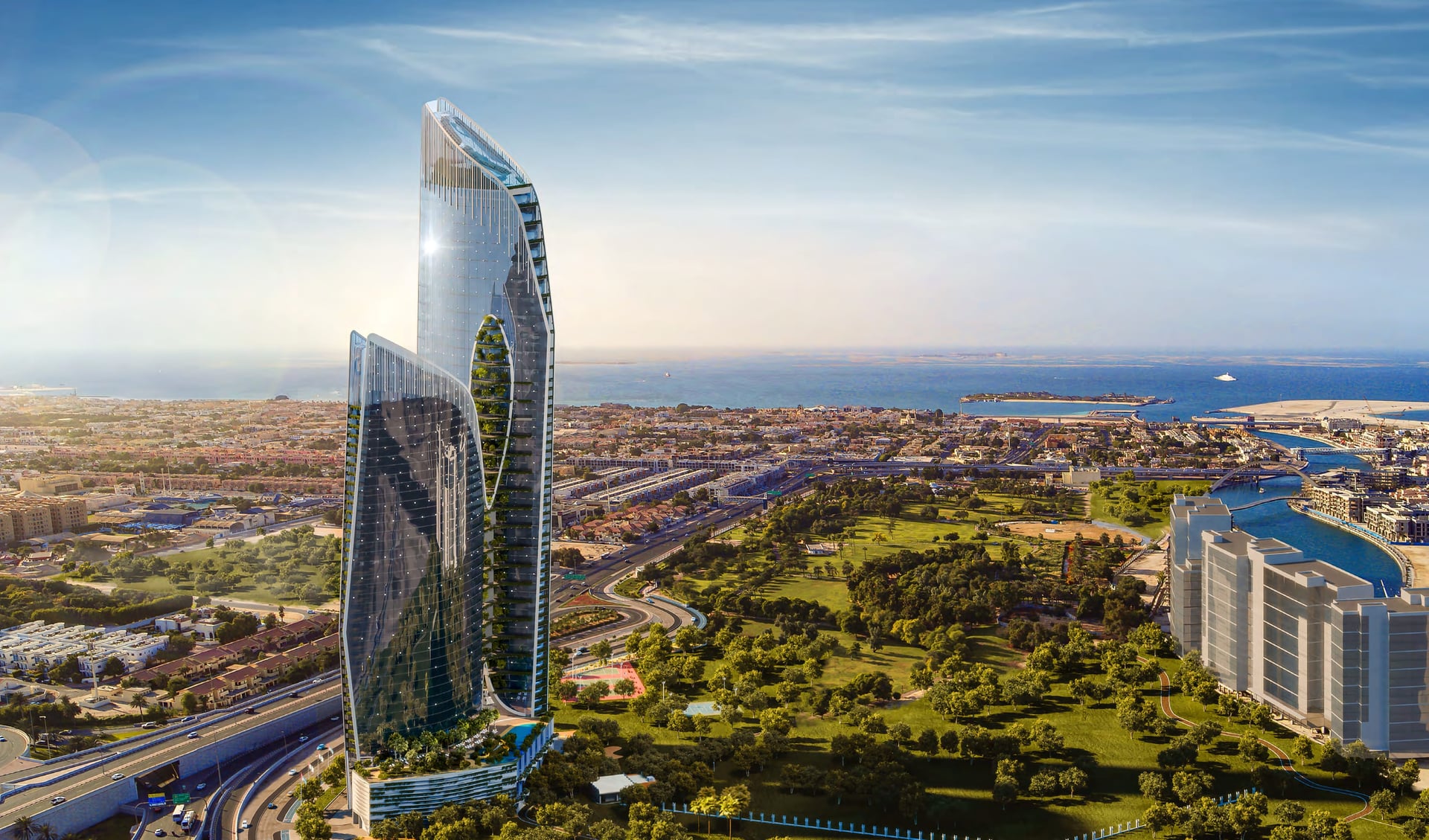 Safa One de Grisogono by Damac, image 3 of 18. Render supplied by developer.