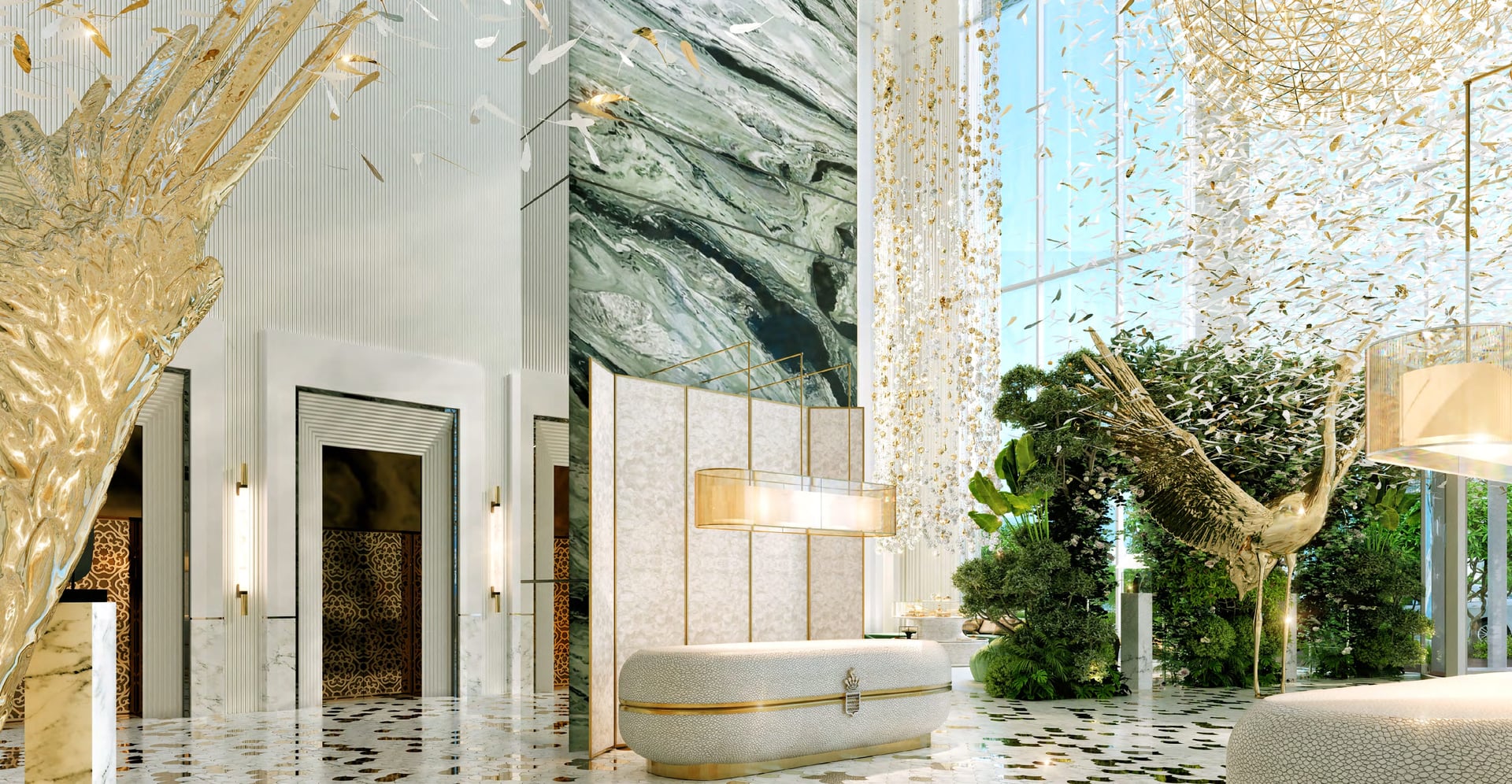 Safa One de Grisogono by Damac, image 17 of 18. Render supplied by developer.