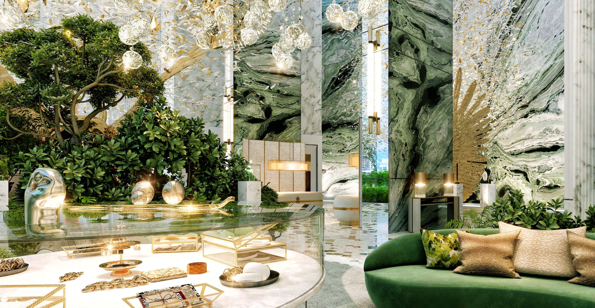 Safa One de Grisogono by Damac, image 18 of 18. Render supplied by developer.
