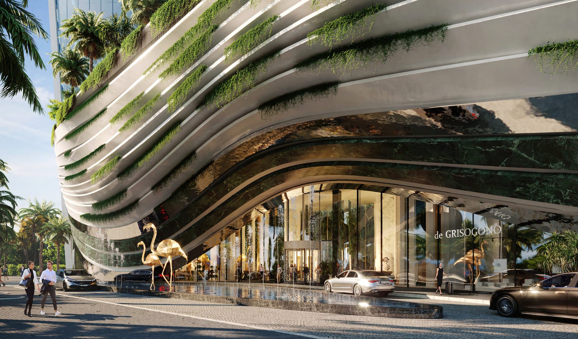 Safa One de Grisogono by Damac, image 4 of 18. Render supplied by developer.