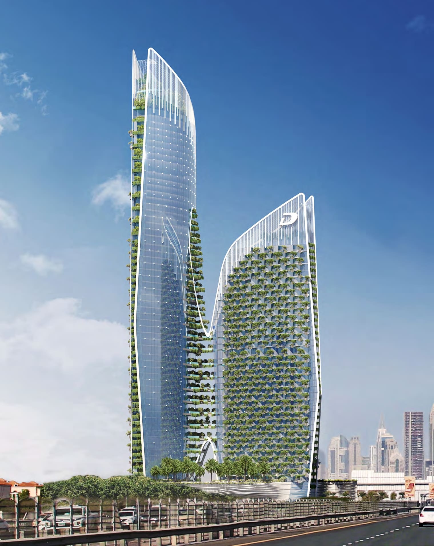 Safa One de Grisogono by Damac, image 5 of 18. Render supplied by developer.