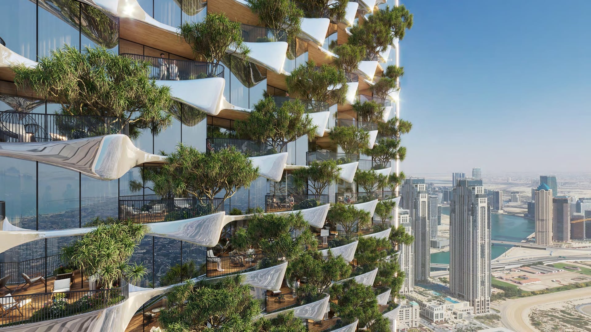Safa One de Grisogono by Damac, image 6 of 18. Render supplied by developer.
