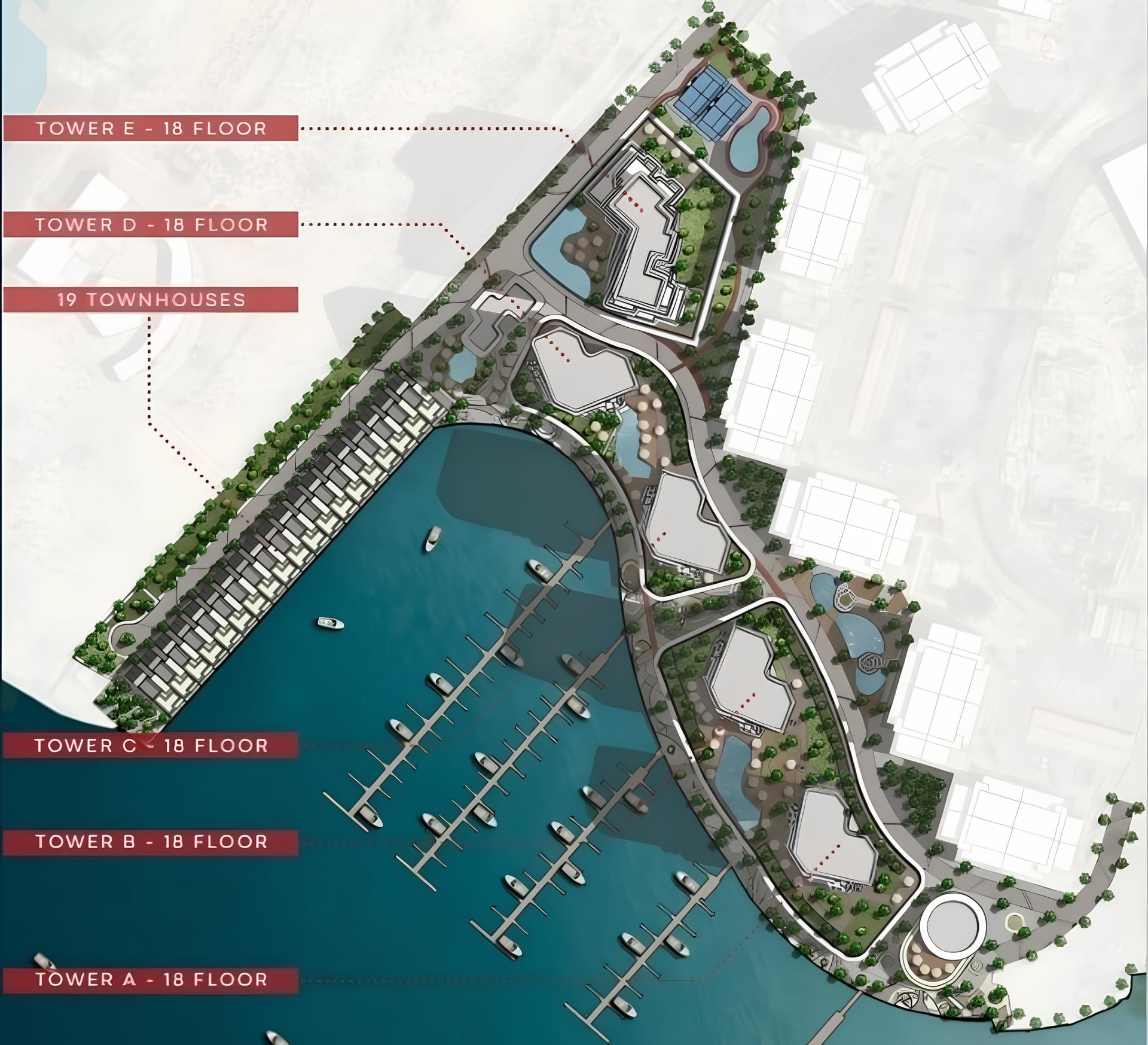 Al Hamra Waterfront by Al Hamra Real Estate Developer, image 16 of 17. Render supplied by developer.