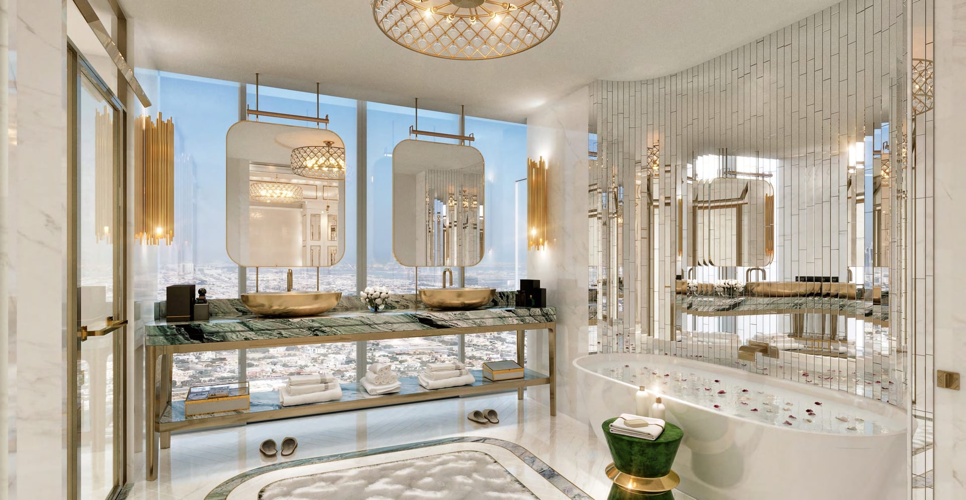 Safa One de Grisogono by Damac, image 14 of 18. Render supplied by developer.