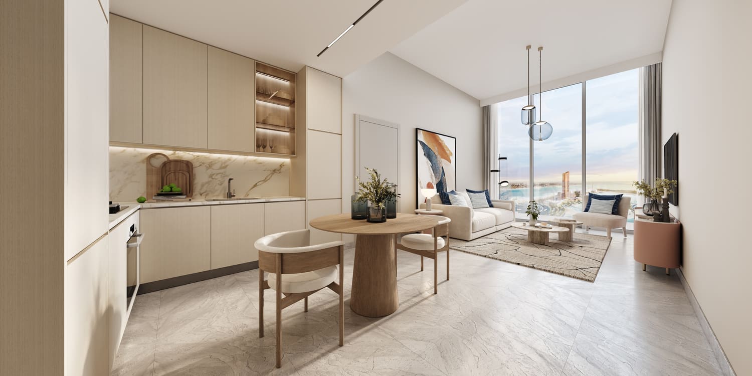 Al Hamra Waterfront by Al Hamra Real Estate Developer, image 13 of 17. Render supplied by developer.
