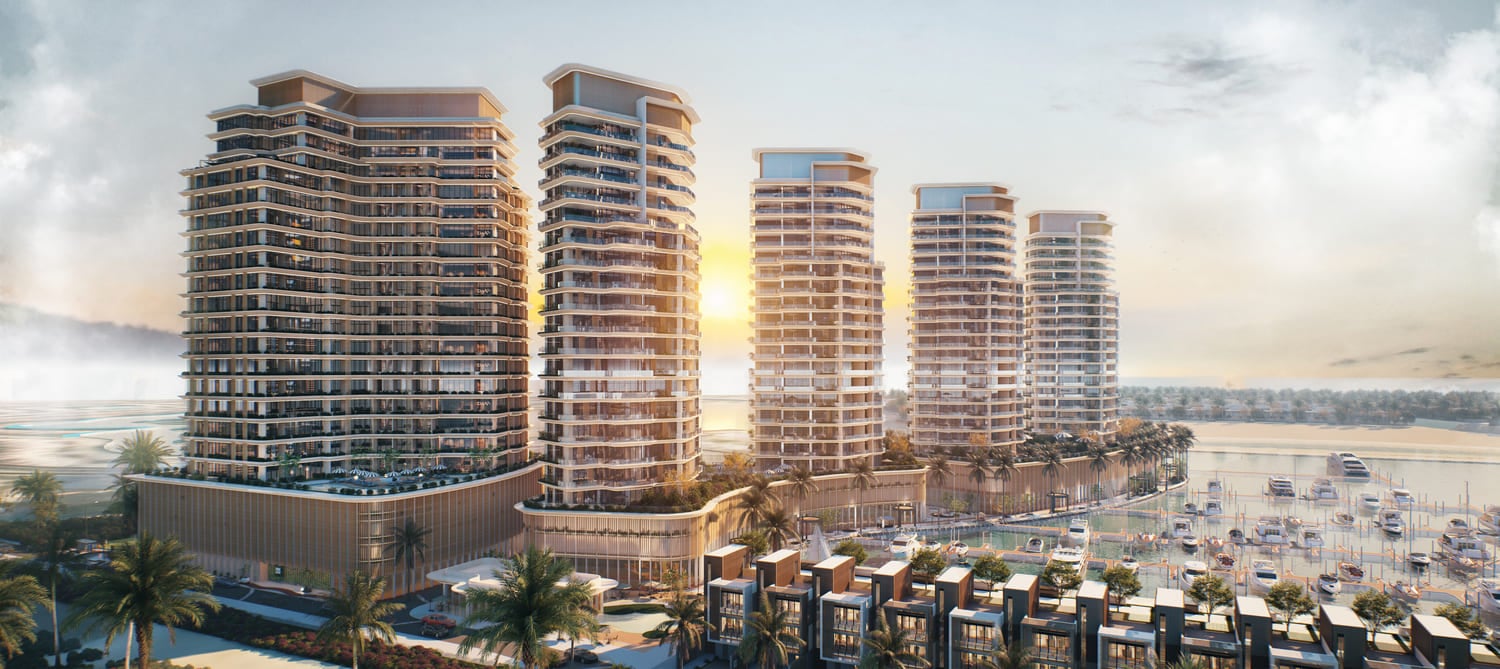 Al Hamra Waterfront by Al Hamra Real Estate Developer, image 2 of 17. Render supplied by developer.
