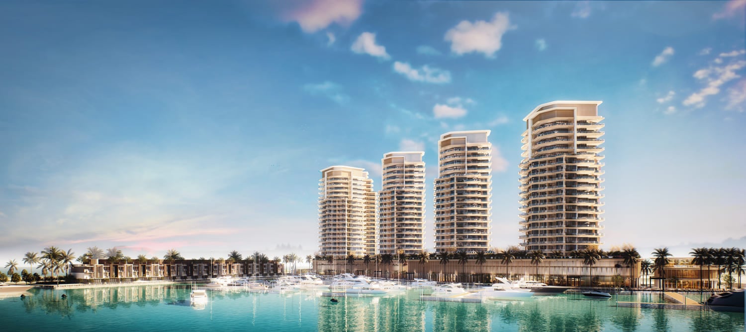 Al Hamra Waterfront by Al Hamra Real Estate Developer, image 4 of 17. Render supplied by developer.