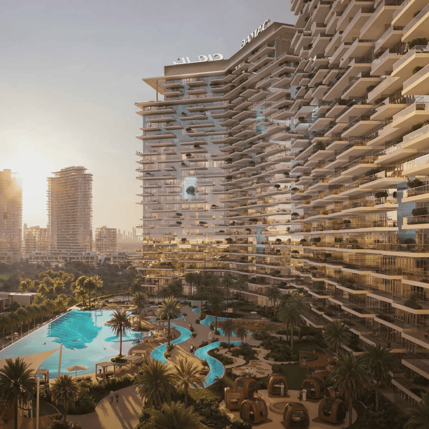 Damac District Tower A, image 5 of 13. Render supplied by developer.