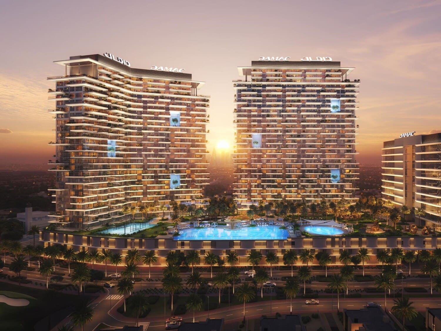 Damac District Tower A, image 7 of 13. Render supplied by developer.