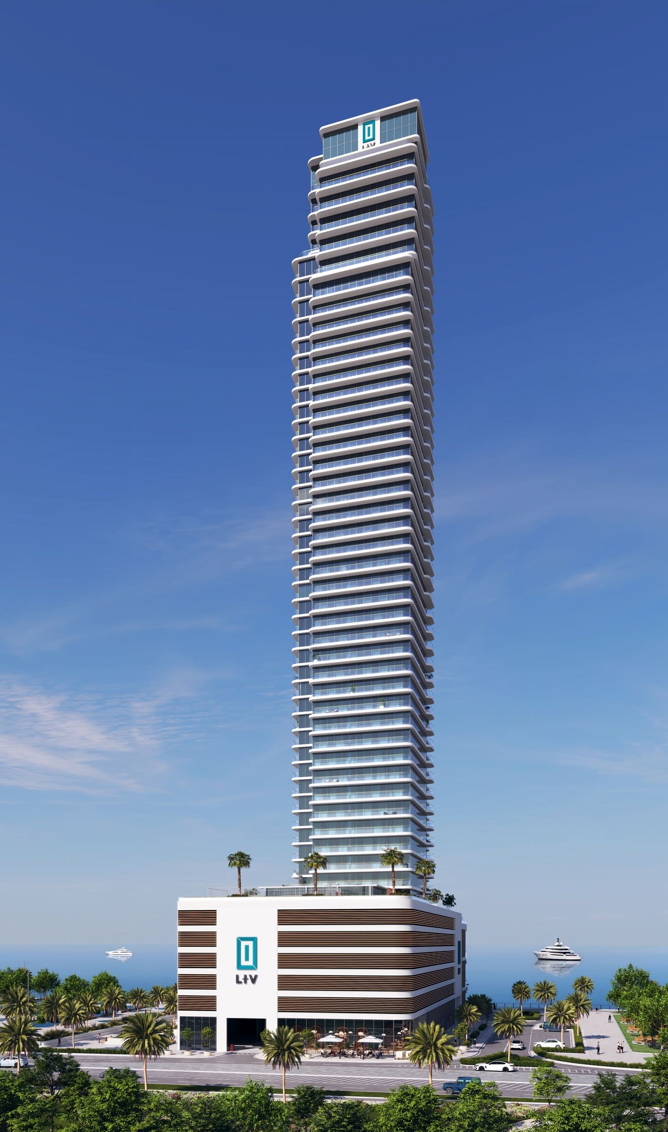 LIV Maritime, image 1 of 18. Render supplied by developer.
