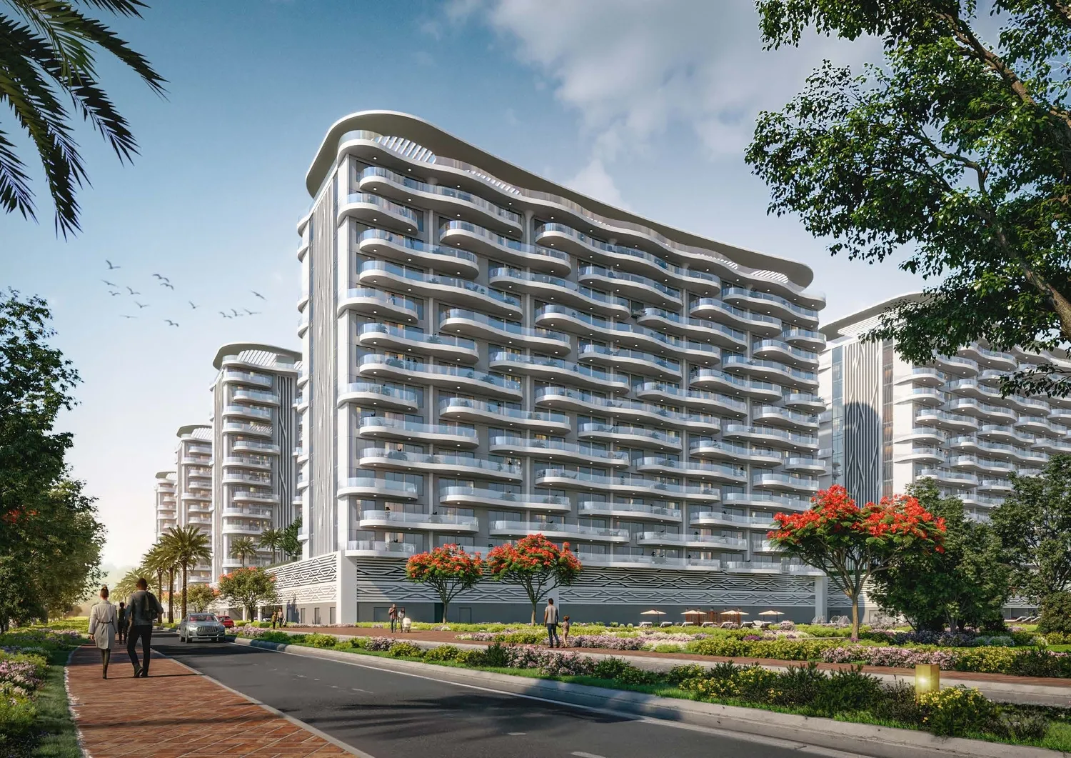 Damac Lagoons Views 13, image 3 of 11. Render supplied by developer.