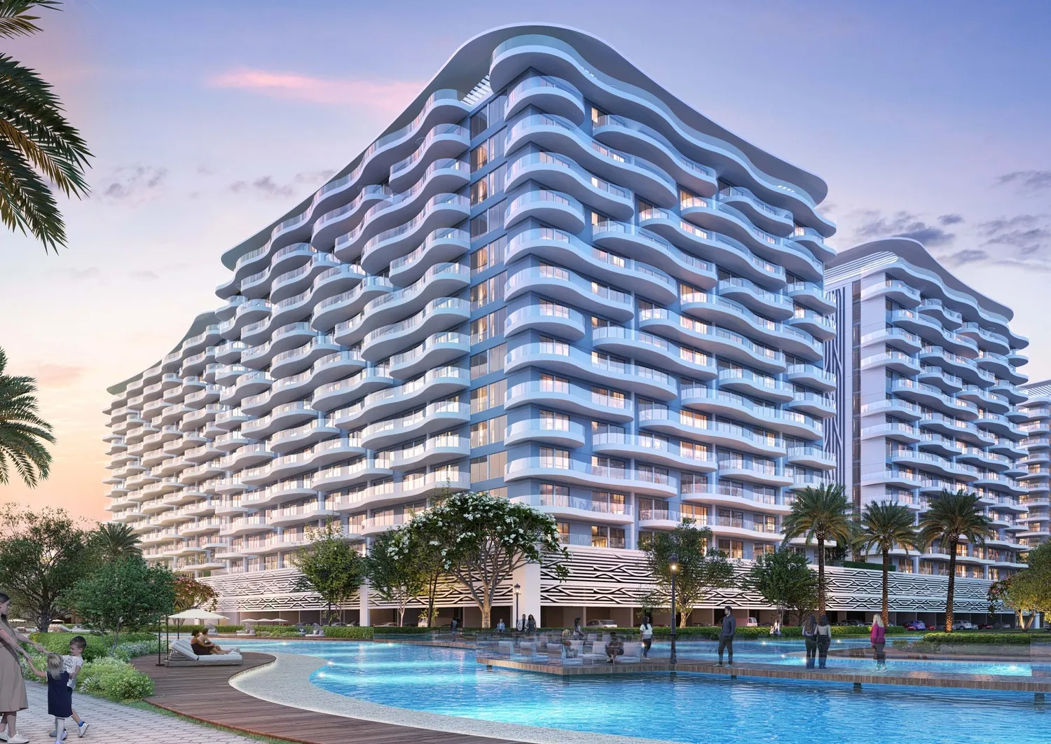 Damac Lagoons Views 13, image 6 of 11. Render supplied by developer.