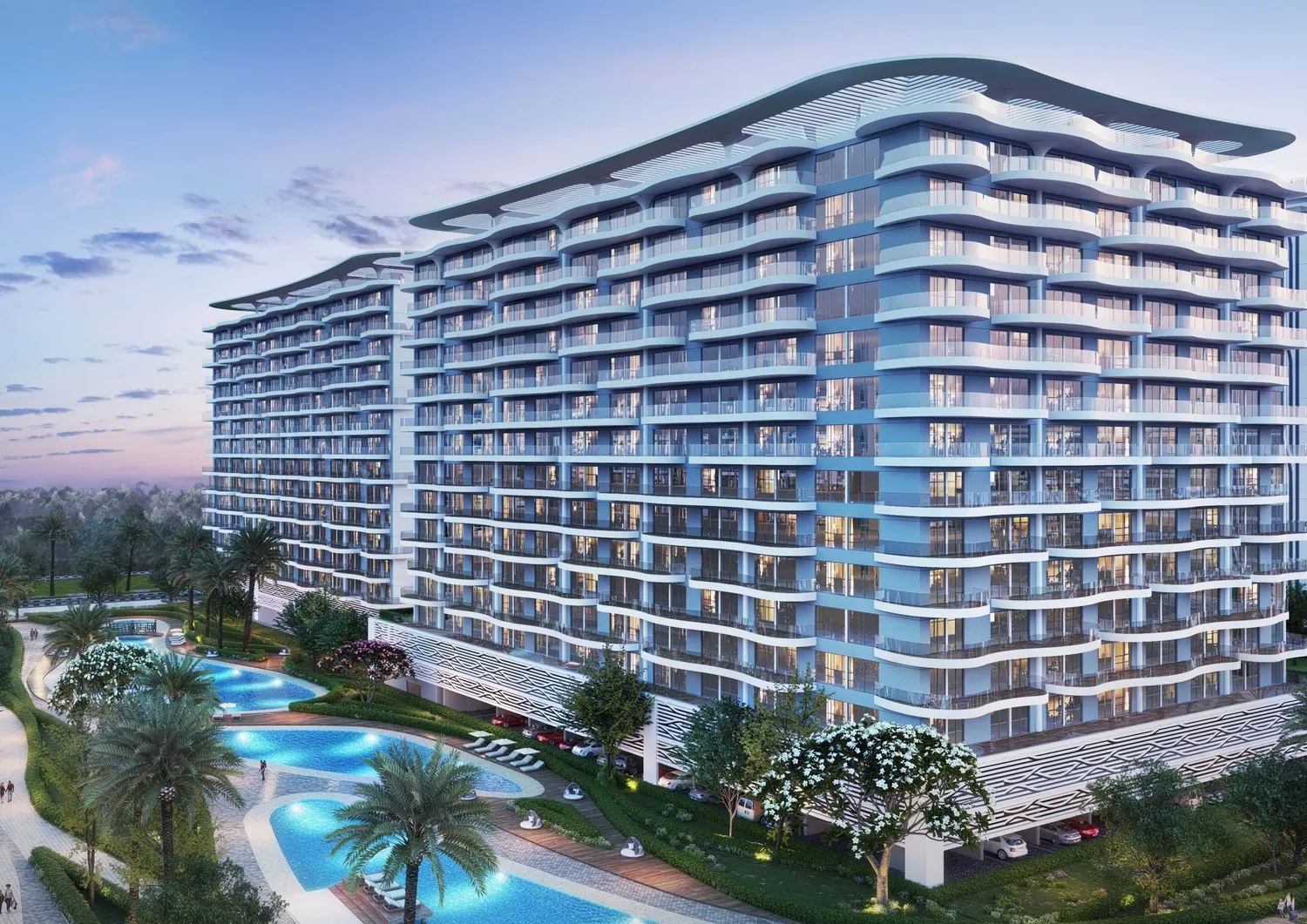 Damac Lagoons Views 13, image 7 of 11. Render supplied by developer.