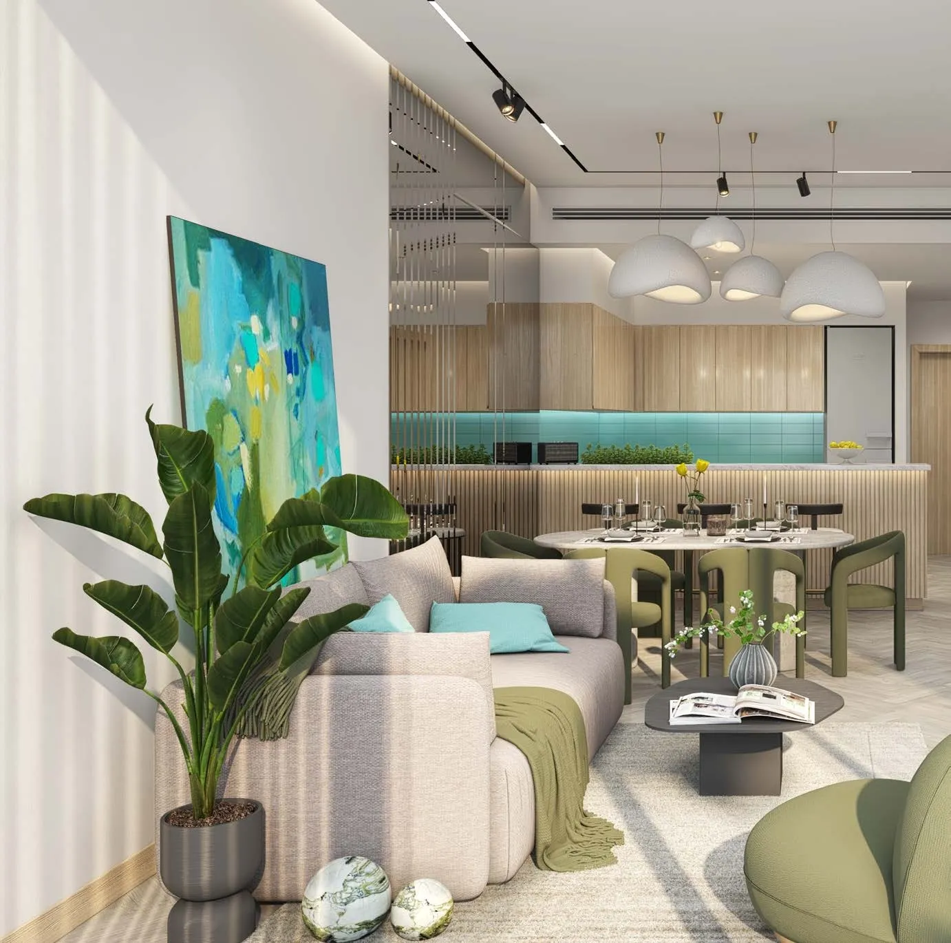 Damac Lagoons Views 13, image 8 of 11. Render supplied by developer.