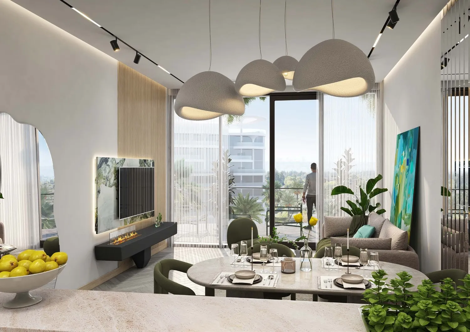 Damac Lagoons Views 13, image 9 of 11. Render supplied by developer.