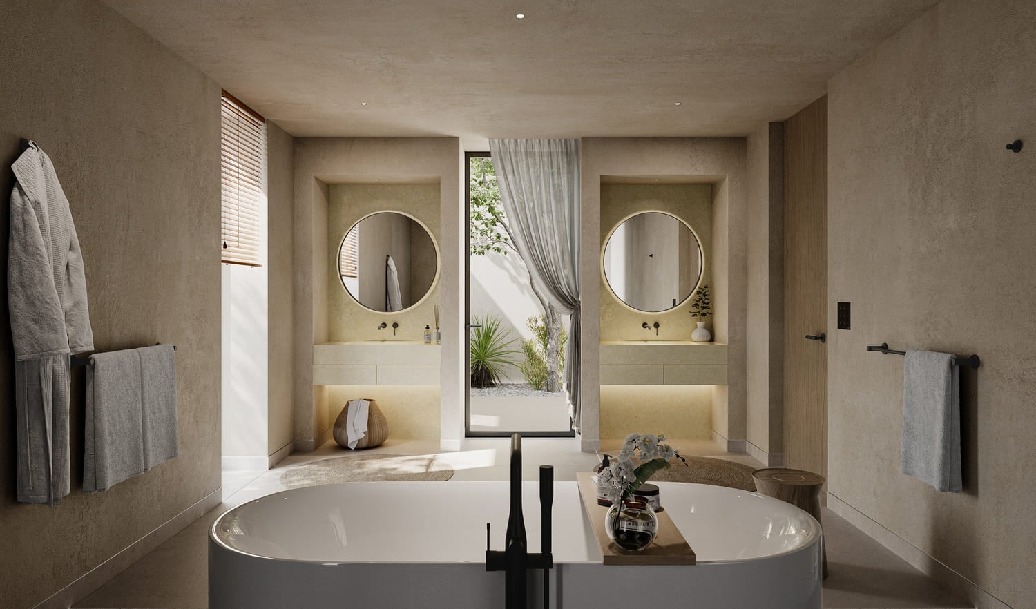 The Ritz Carlton Al Wadi Desert Resort by Al Hamra Real Estate Developer, image 10 of 12. Render supplied by developer.