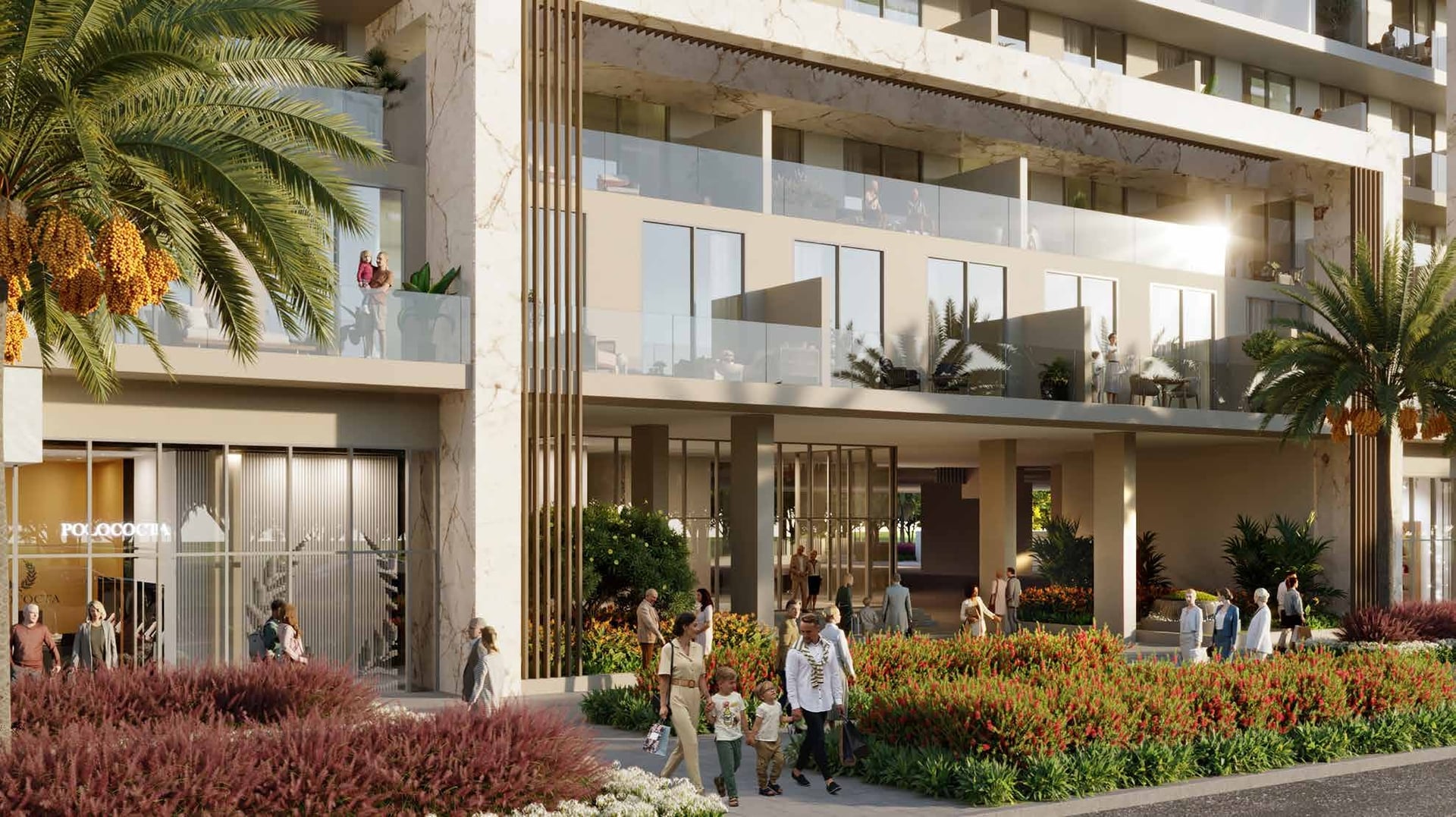 Laya Courtyard, image 3 of 12. Render supplied by developer.