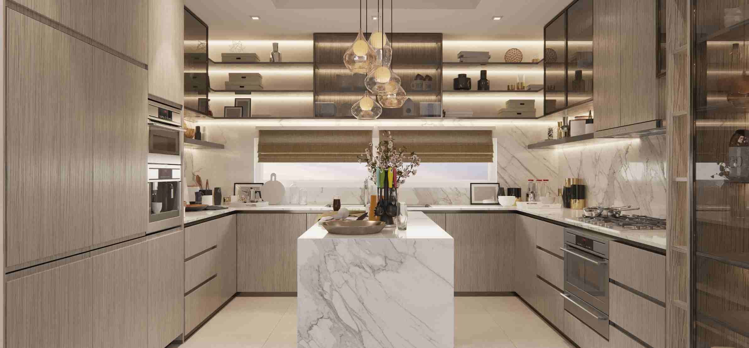 Sun Island Villas by Ajmal Makan, image 7 of 10. Render supplied by developer.