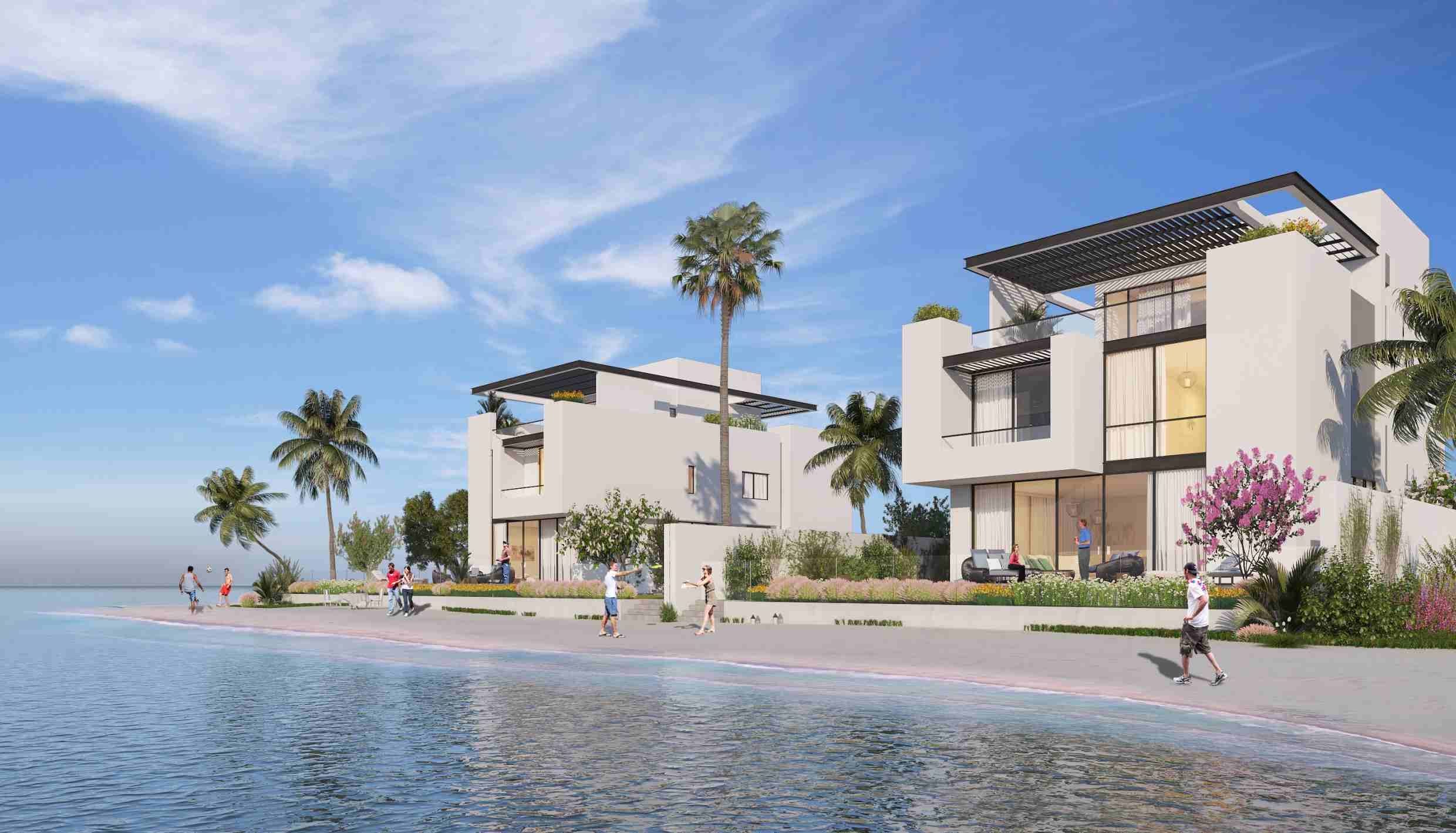 Sun Island Villas by Ajmal Makan, image 4 of 10. Render supplied by developer.