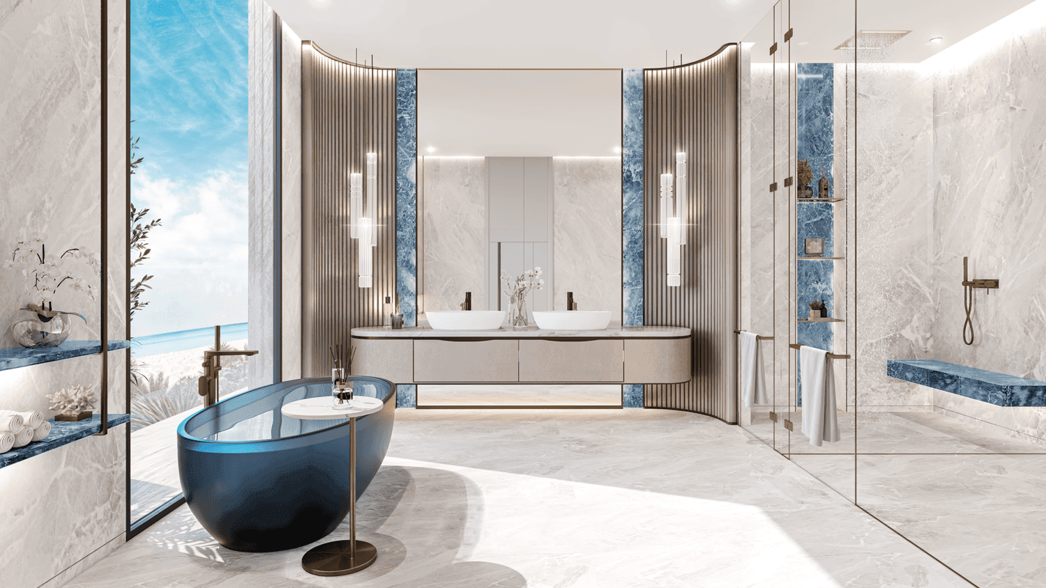 Al Thuraya Island by Ajmal Makan, image 11 of 16. Render supplied by developer.