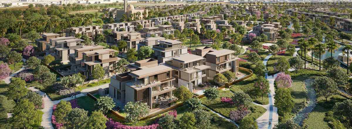 Nad Al Sheba Gardens Phase 8 by Meraas, Nad Al Sheba Gardens. Render supplied by developer.