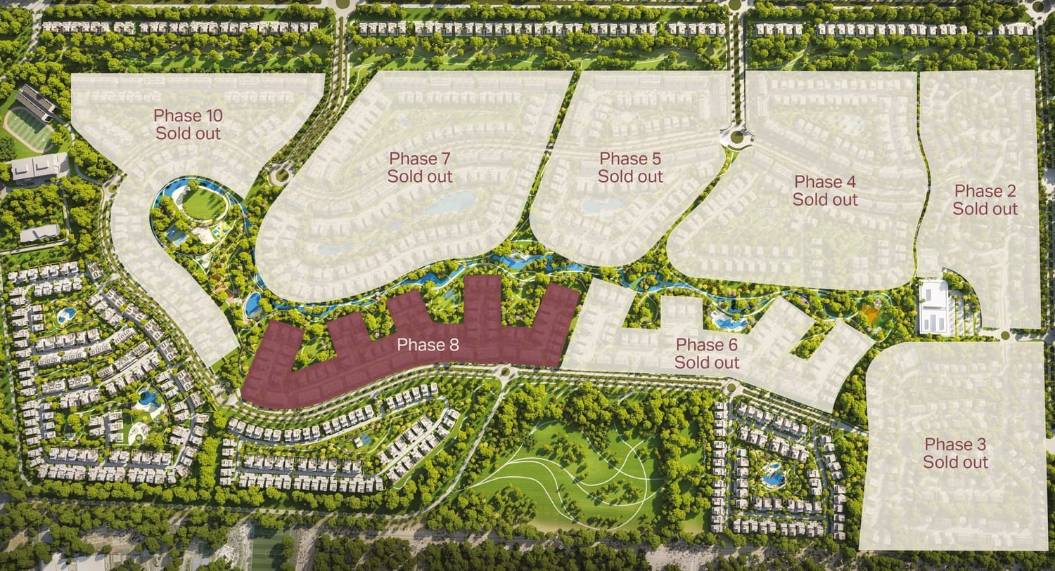 Nad Al Sheba Gardens Phase 8 by Meraas, image 33 of 33. Render supplied by developer.