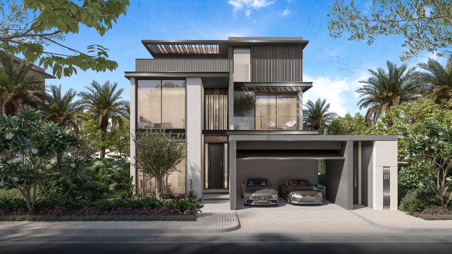 Nad Al Sheba Gardens Phase 8 by Meraas, image 2 of 33. Render supplied by developer.