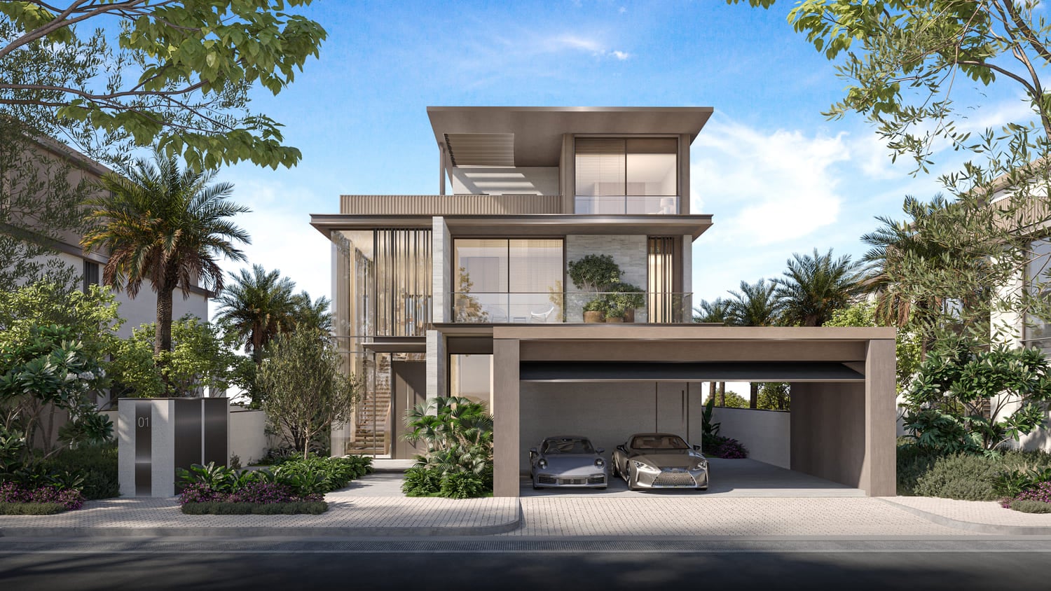 Nad Al Sheba Gardens Phase 8 by Meraas, image 6 of 33. Render supplied by developer.