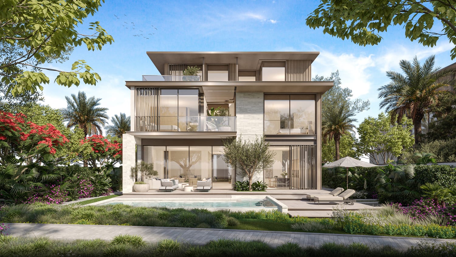 Nad Al Sheba Gardens Phase 8 by Meraas, image 9 of 33. Render supplied by developer.