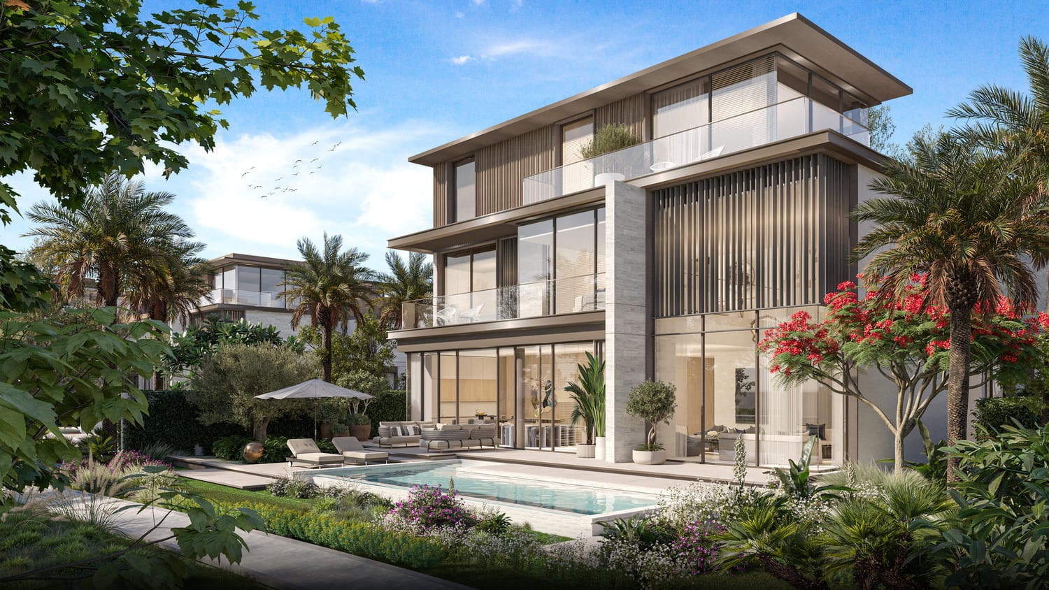 Nad Al Sheba Gardens Phase 8 by Meraas, image 11 of 33. Render supplied by developer.