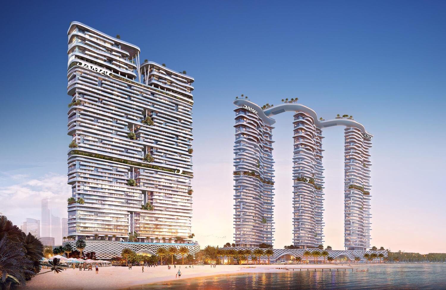 Damac Bay 2 by Damac, Dubai Marina. Render supplied by developer.
