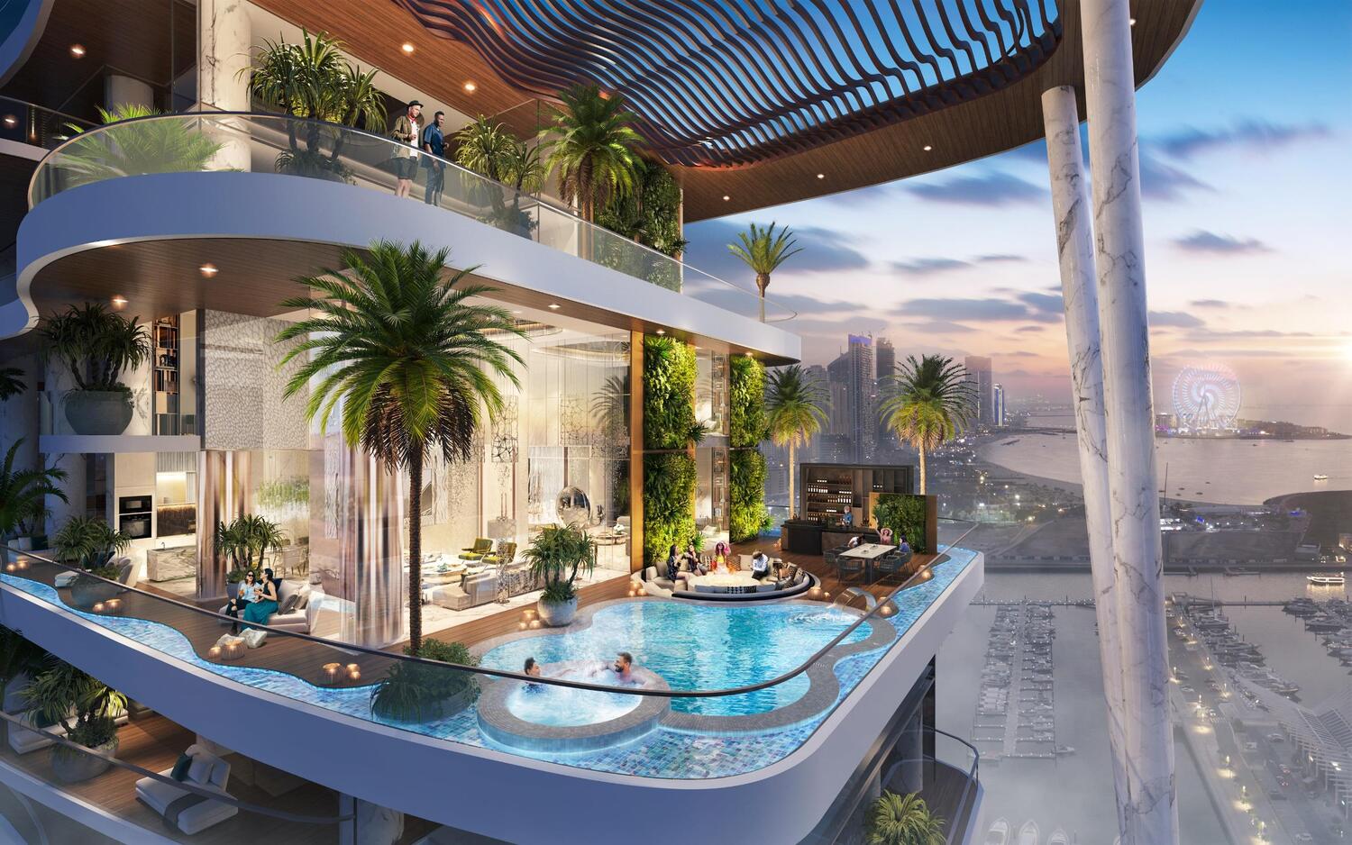 Damac Bay 2, image 3 of 13. Render supplied by developer.