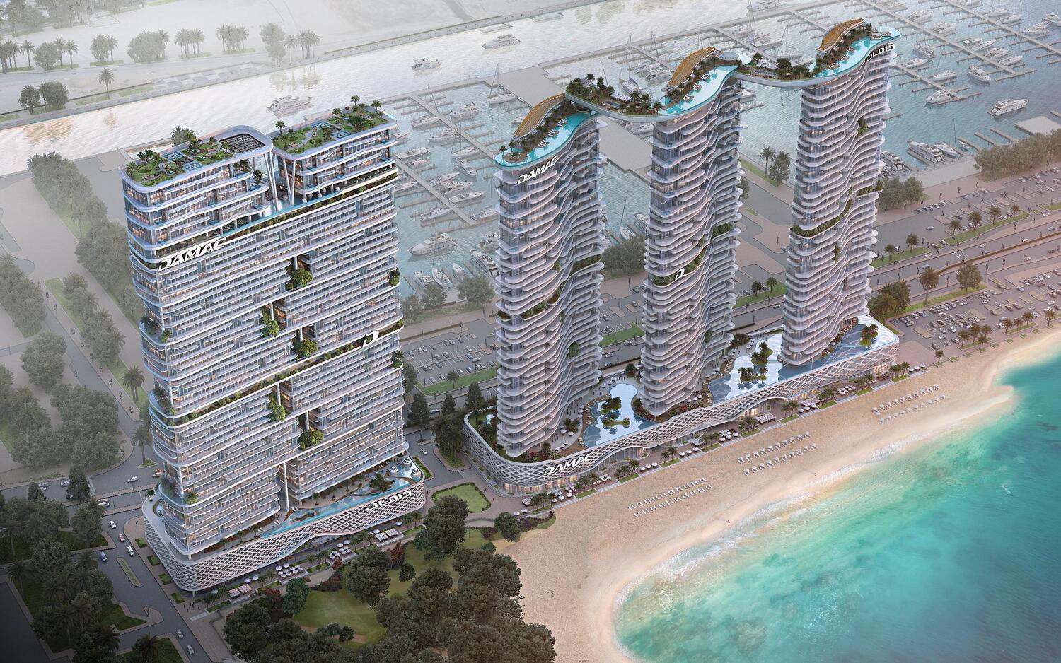 Damac Bay 2, image 4 of 13. Render supplied by developer.