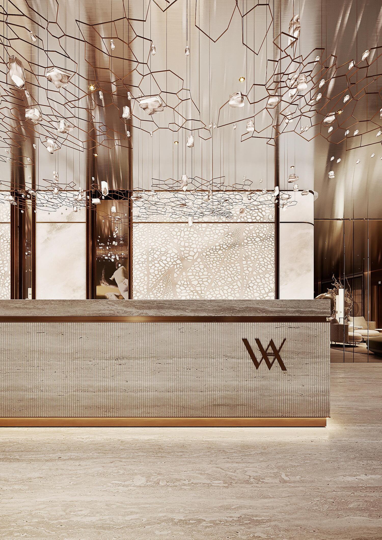 Waldorf Astoria Residences by Al Hamra Real Estate Developer, image 13 of 14. Render supplied by developer.