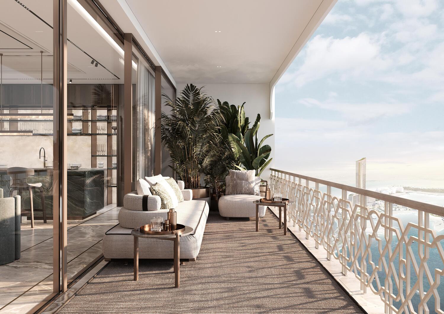 Waldorf Astoria Residences by Al Hamra Real Estate Developer, image 8 of 14. Render supplied by developer.