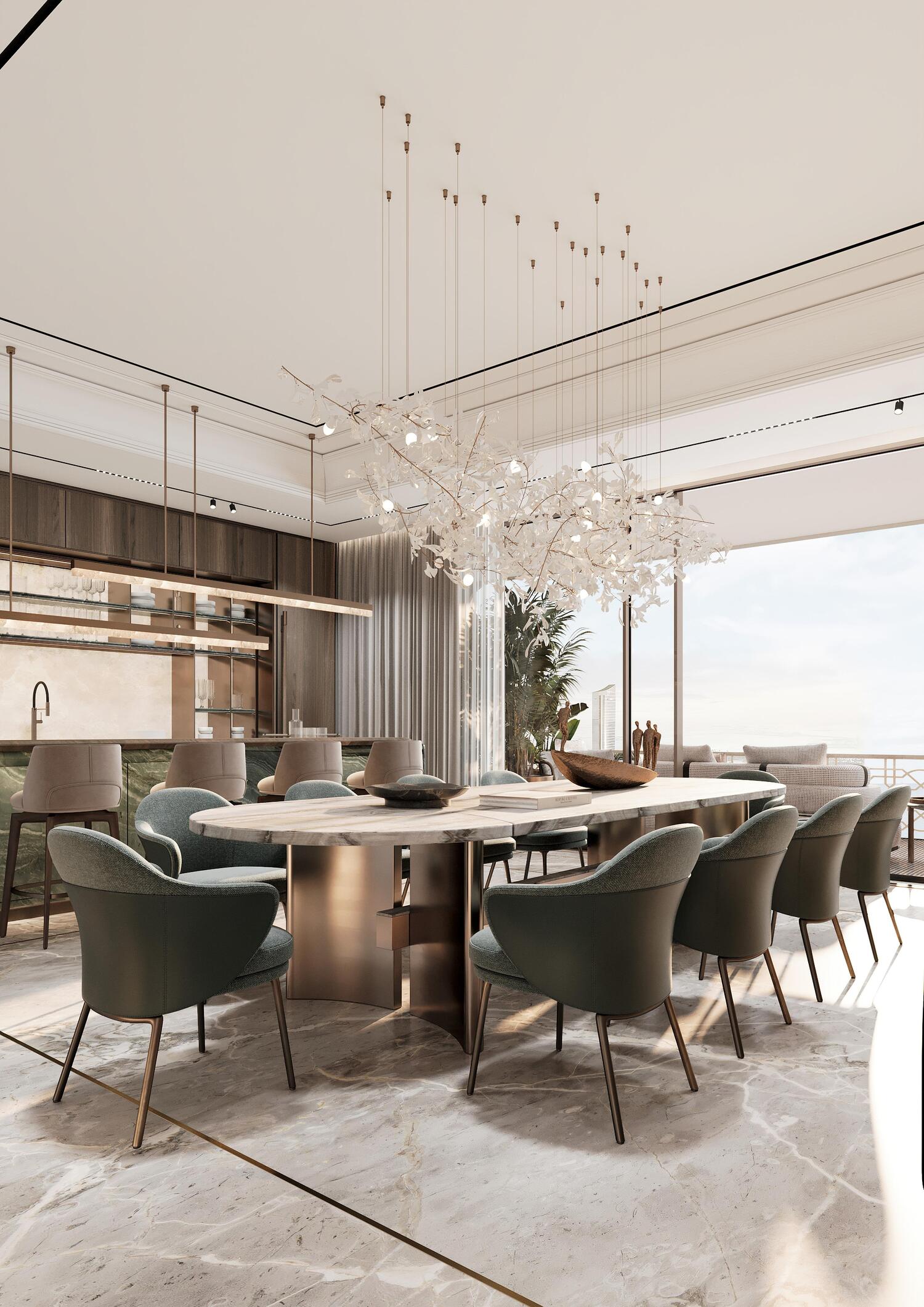 Waldorf Astoria Residences by Al Hamra Real Estate Developer, image 11 of 14. Render supplied by developer.