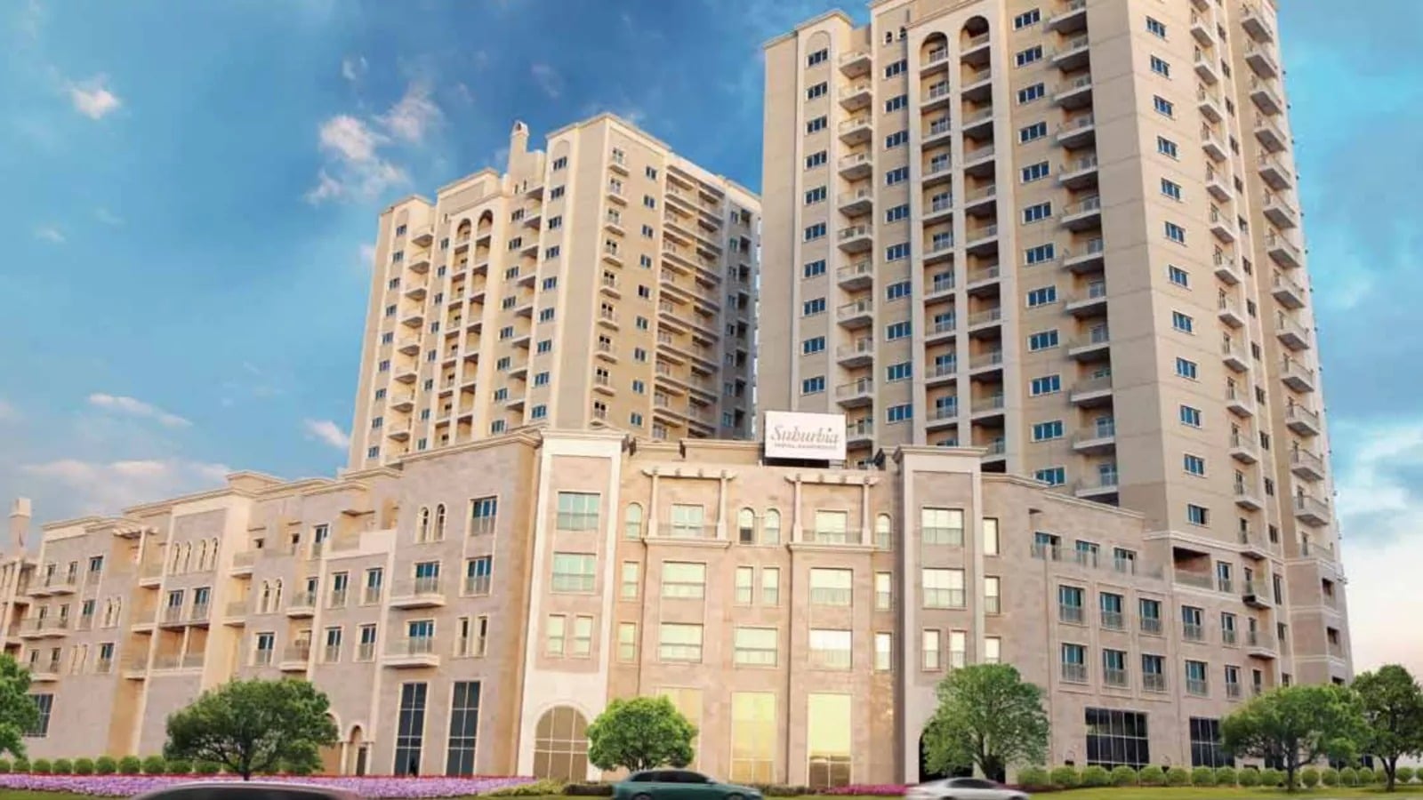Suburbia by Damac, Downtown Jebel Ali. Render supplied by developer.